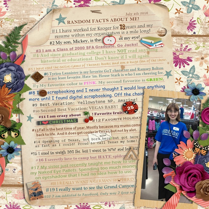 Random Facts about Me!