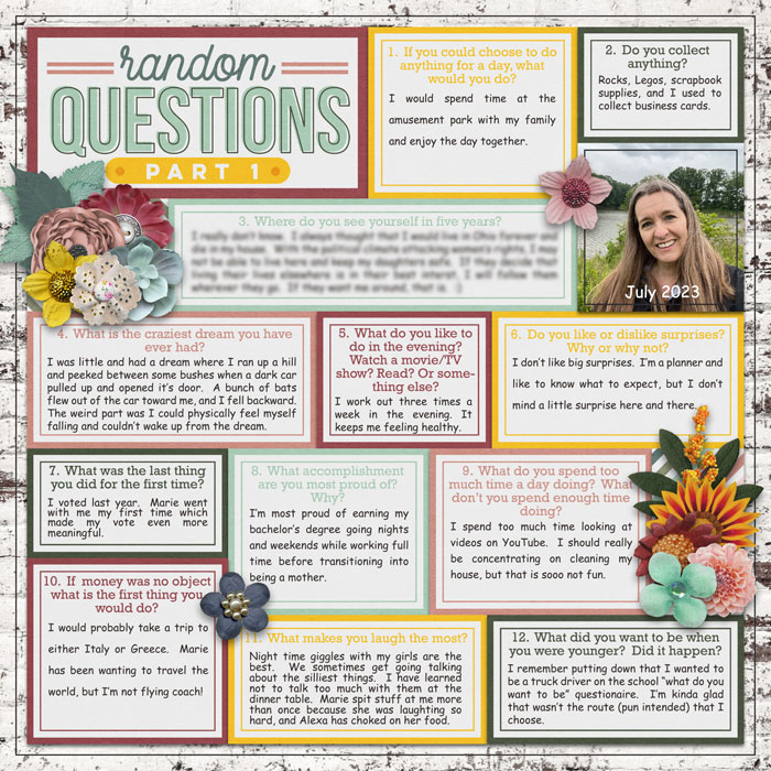 Random Questions Part 1