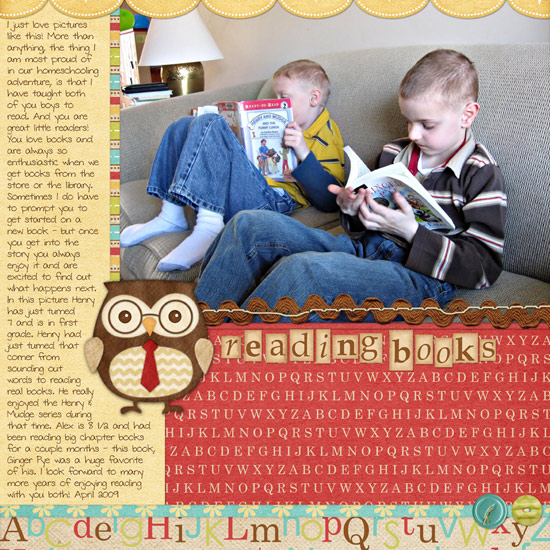 reading books