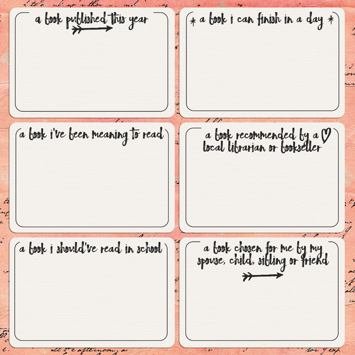 Reading Challenge B&C