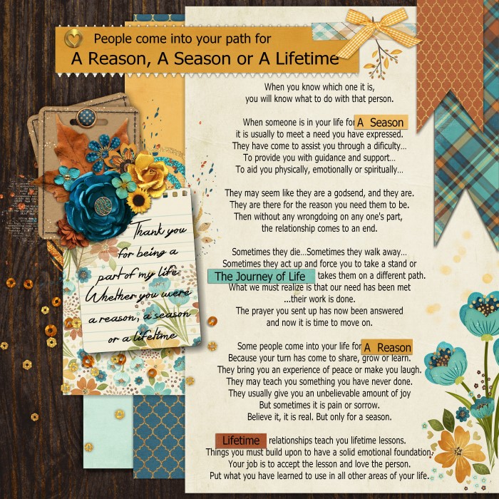 Reasons and Seasons