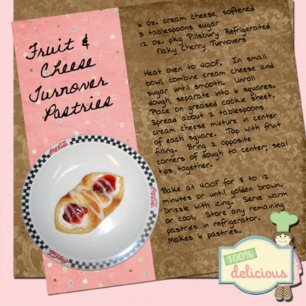 Recipe:  Cherry Cheese Turnovers