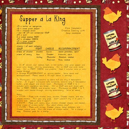 Recipe: Chicken a la King