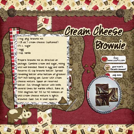 Recipe:  Cream Cheese Brownies