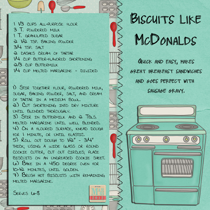 Recipe:  McDonalds Biscuits