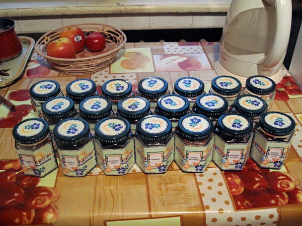 Recycled spice jars
