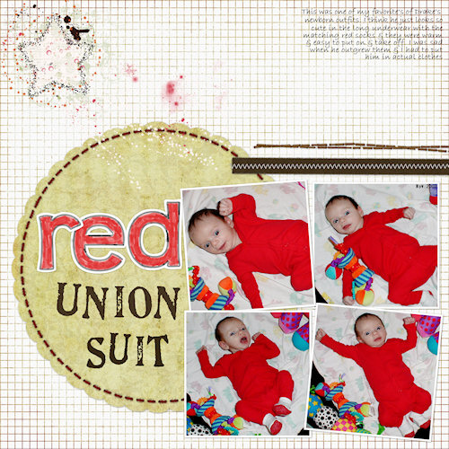 Red Union Suit