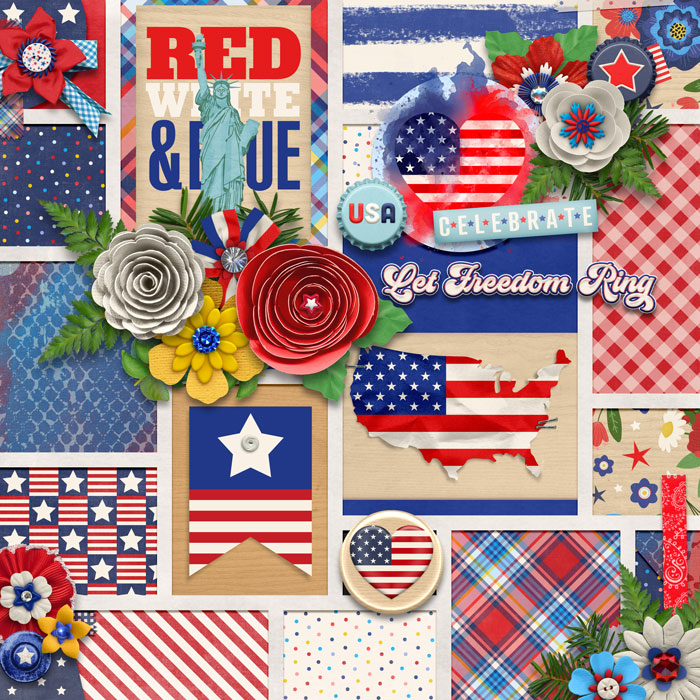 red white and blue