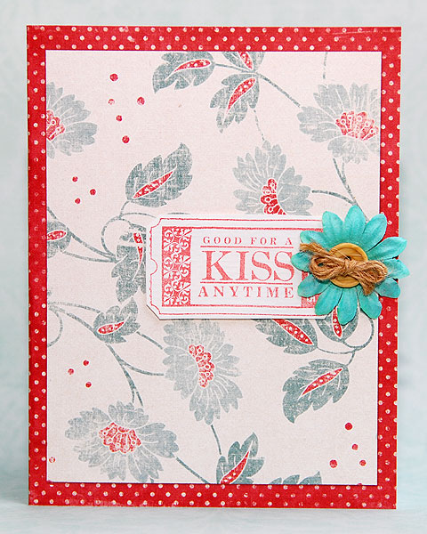 Redeem-A-Kiss Card