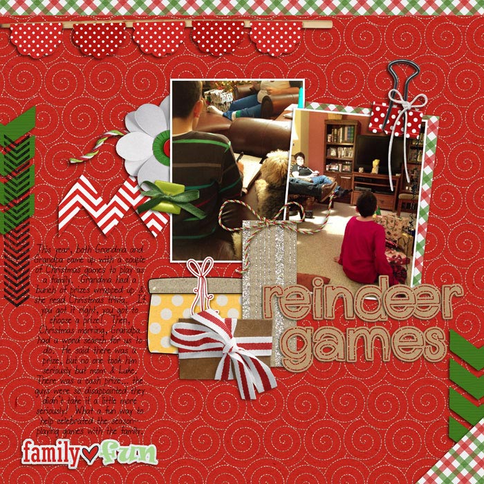 reindeer games.
