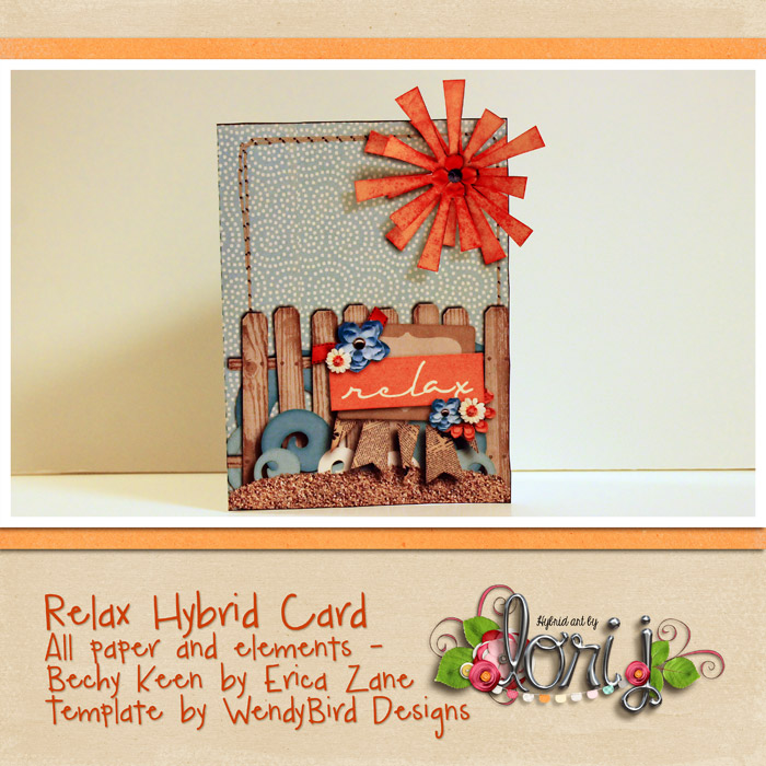 Relax Beach Card