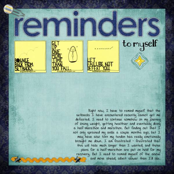 Reminders to Myself