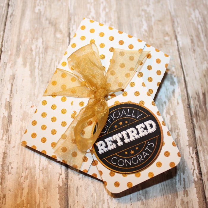 Retirement Gift Card Holder