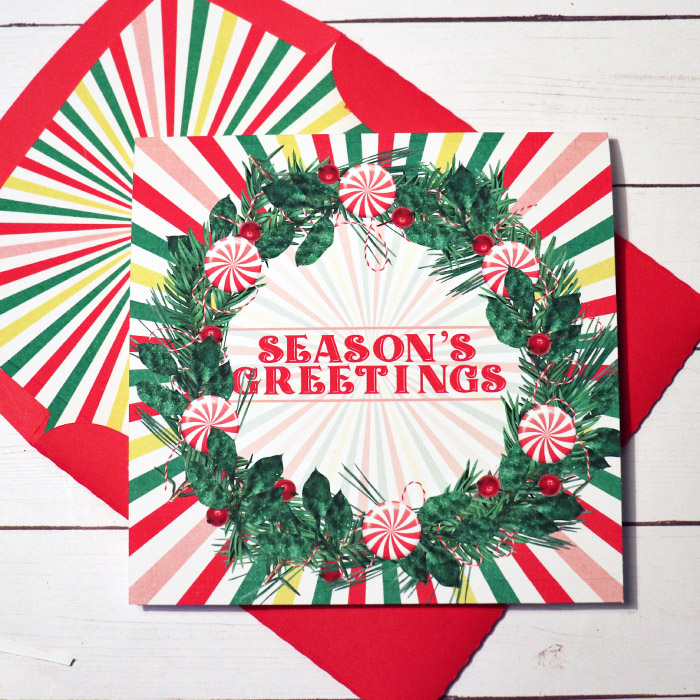 Retro Christmas Wreath