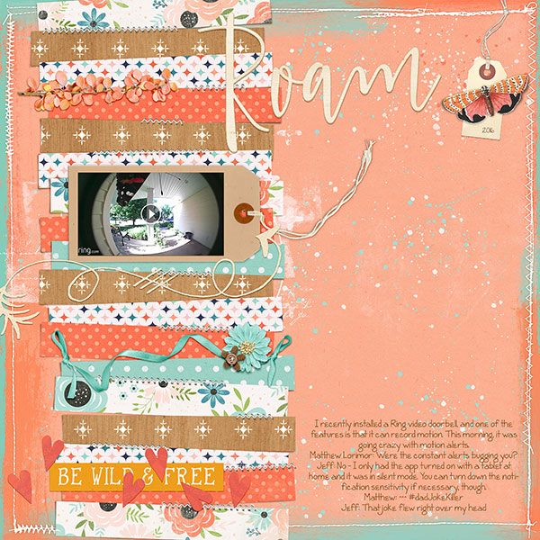 Ring Doorbell Butterfly