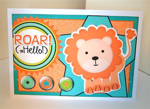 Roar (=Hello!) - hybrid card
