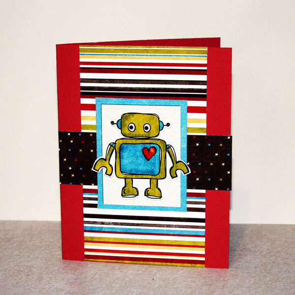 robot card