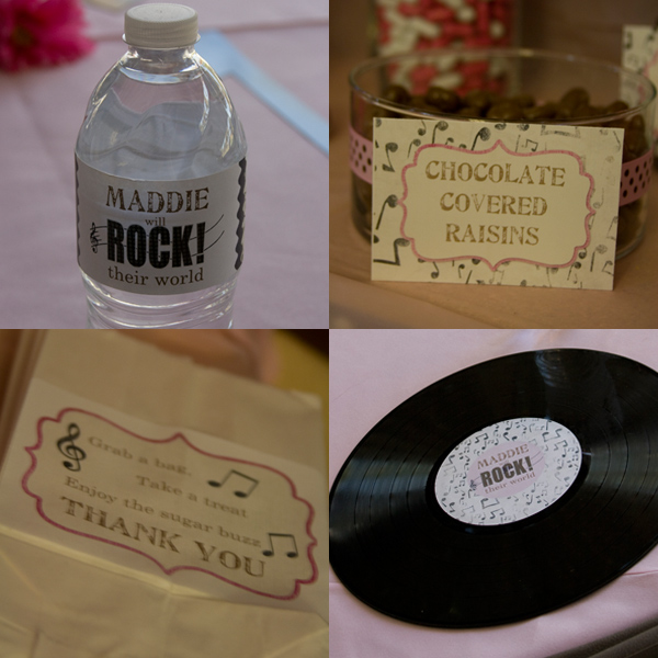 Rock and Roll Baby Shower