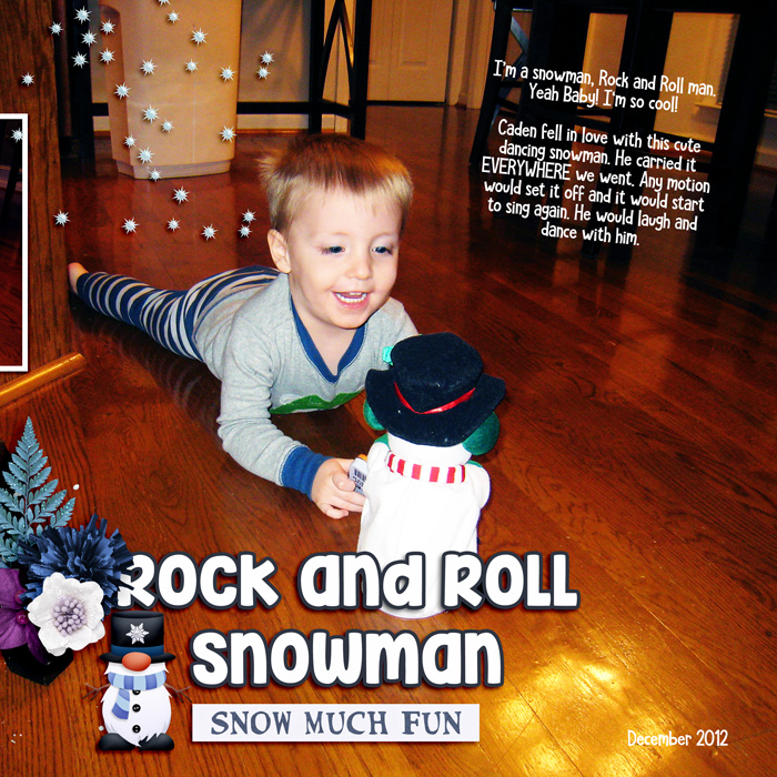 Rock and Roll Snowman
