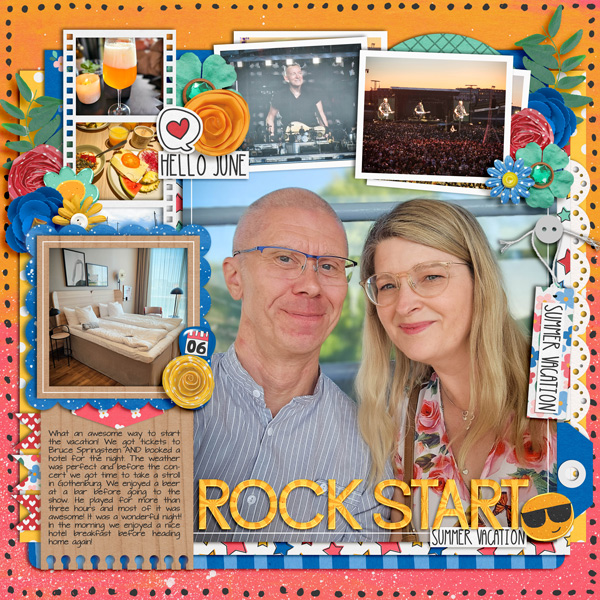 Rock start summer vacation