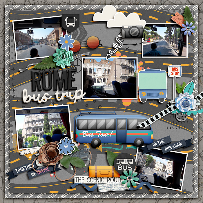 Rome bus trip
