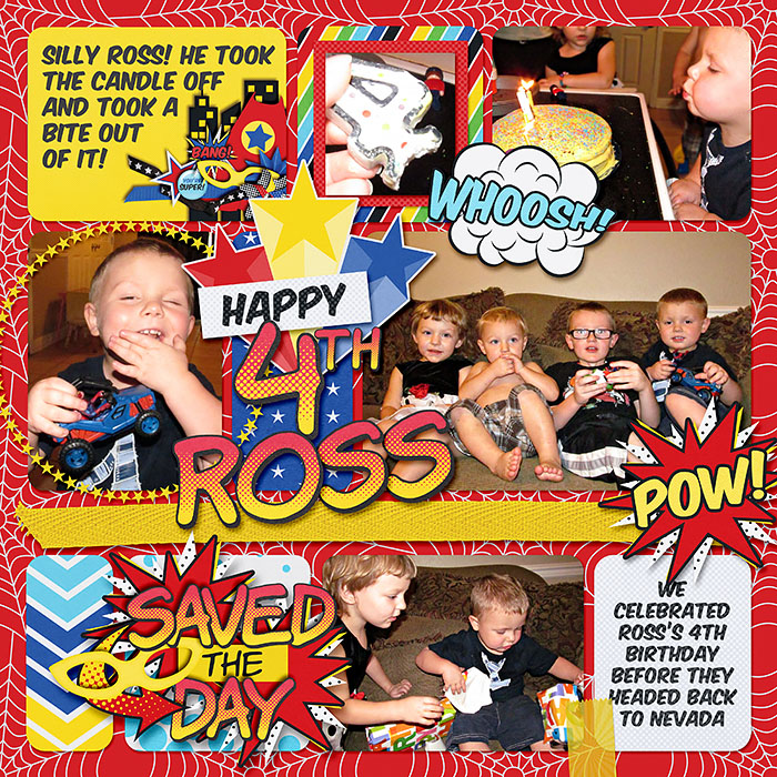 Ross's 4th Birthday