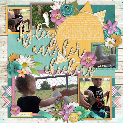 Rylee & Her Chickens September 2018 Bingo #9