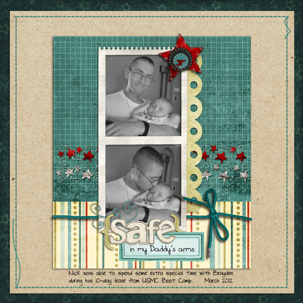 Safe in Daddy's arms