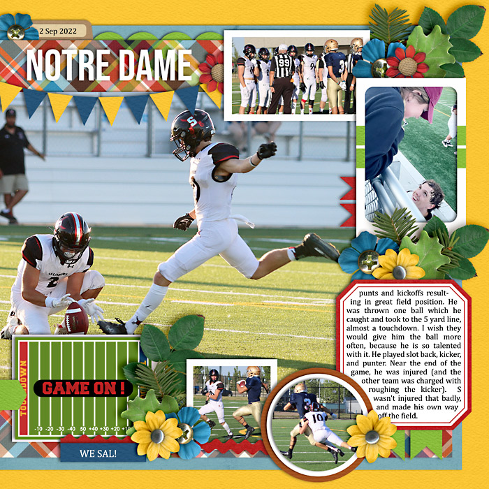 Sal vs Notre Dame (Right Side)