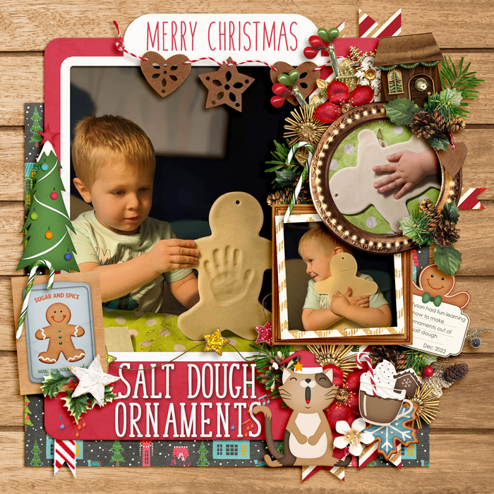 Salt dough ornaments
