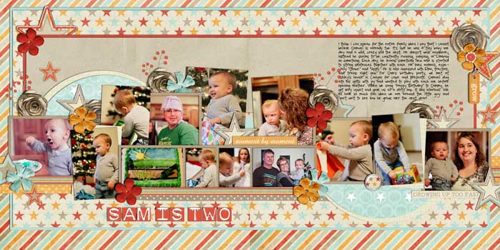 Sam is two
