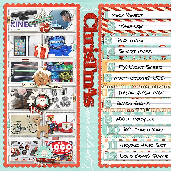 Samantha's Christmas Wishlist 2011