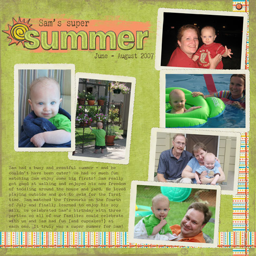 Sam's super summer right