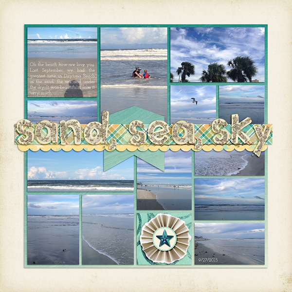 Sand Sea Sky
