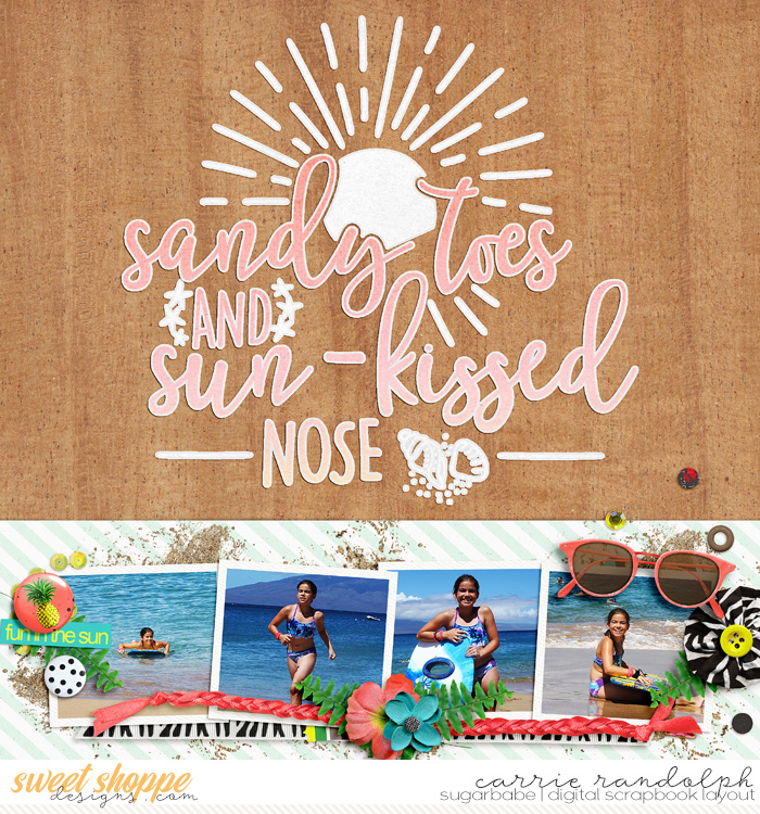 Sandy Toes and Sun-Kissed Nose