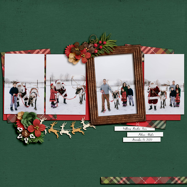 Santa at the Reindeer Farm