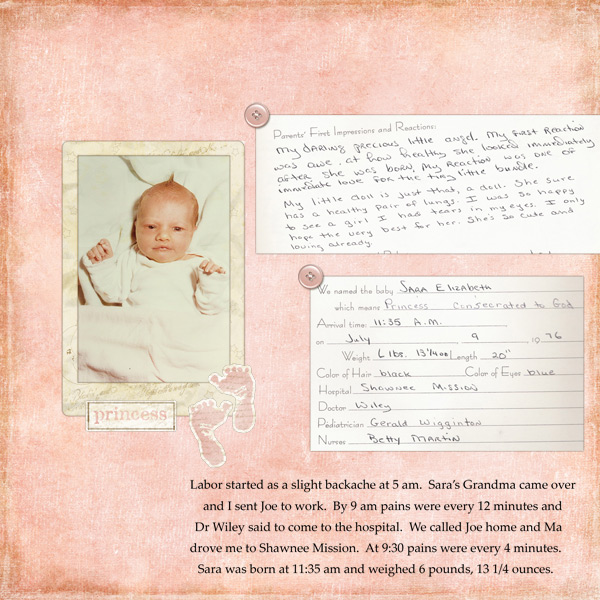 Sara Birth