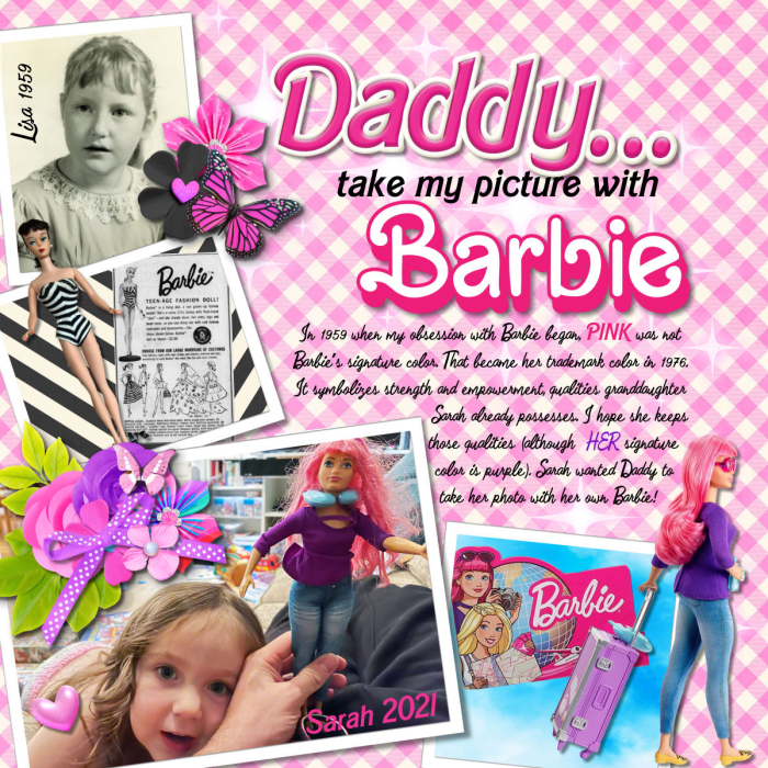 Sarah and Barbie 2021