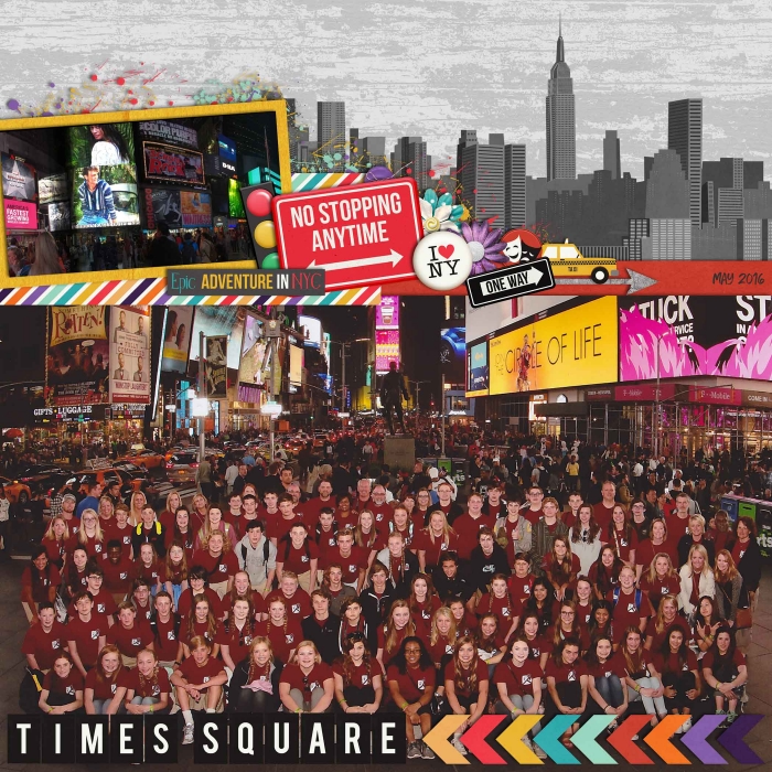 School - Eighth Grade Class Trip - NYC - Times Square