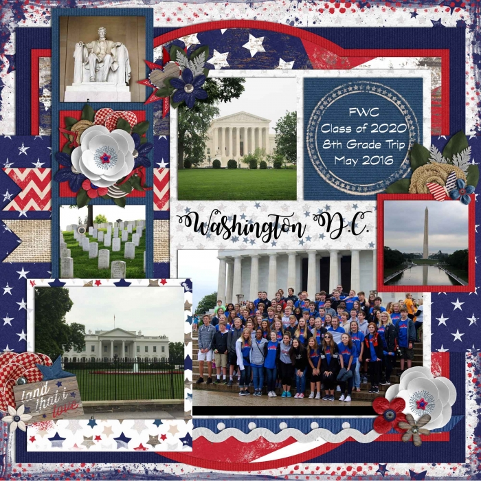 School - Eighth Grade Class Trip to Washington DC