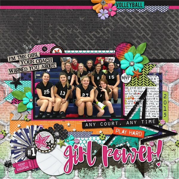 School - Volleyball - Bleachers
