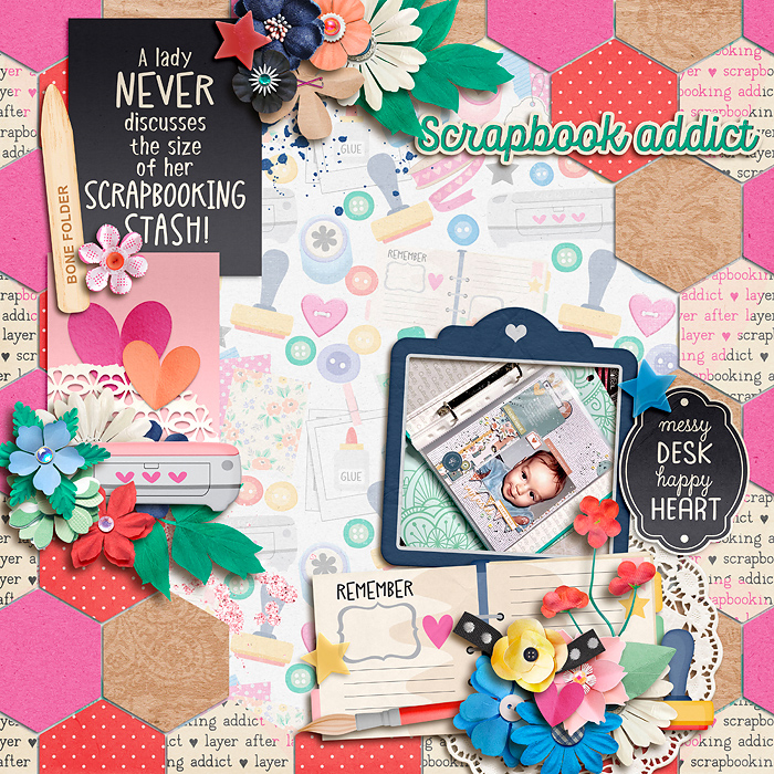 Scrapbook addict