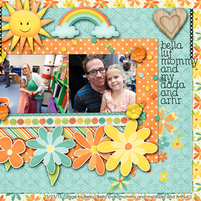 scrapbook page by Bella
