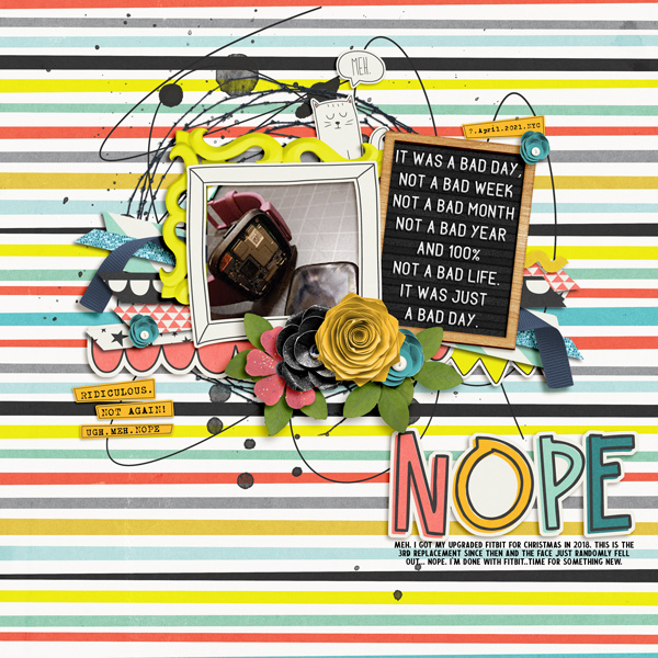 Scraplift: April 2021 - Nope!