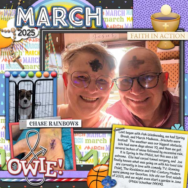 Scrapper Portfolio - April 3rd Rainbow Day