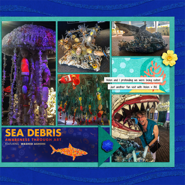Sea Debris at Mote Marine Aquarium, right