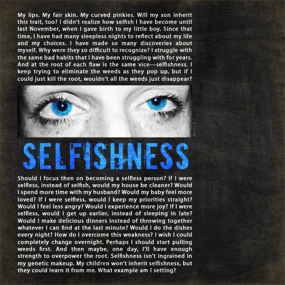 Selfishness