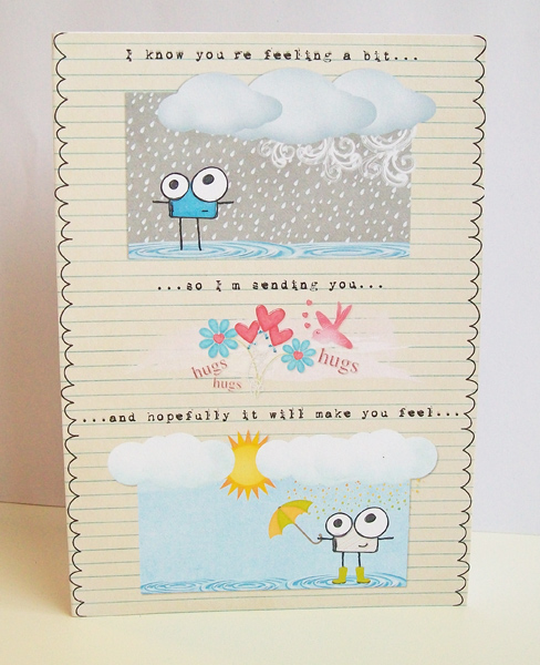 Sending Hugs story card