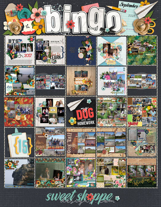 Sept Bingo Card