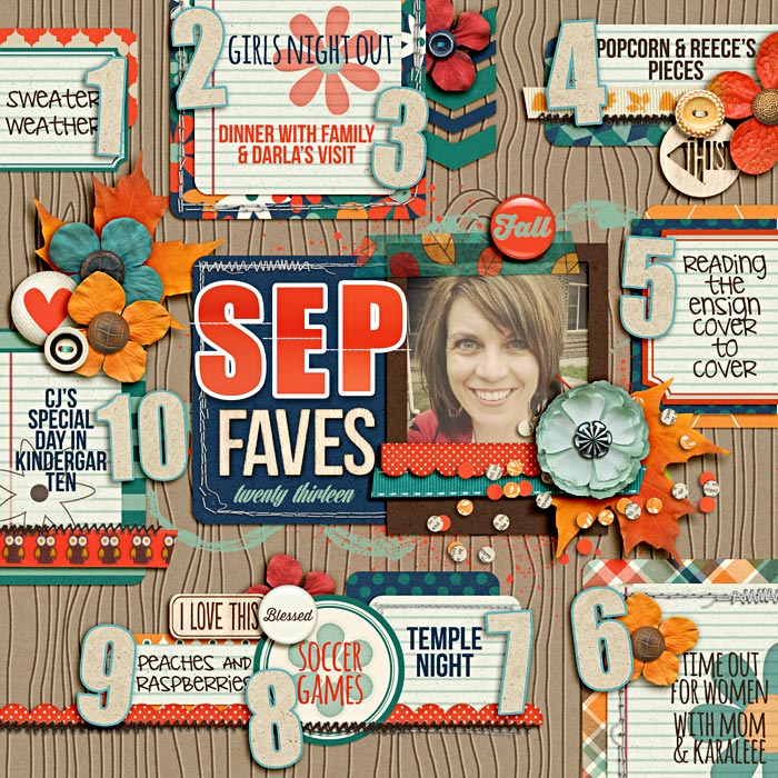 Sept Faves 2013
